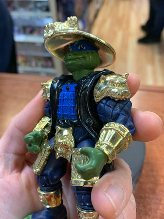 Gold Shogun Leonardo (Vintage TMNT Ninja Turtles, Playmates) **LOOSE** - Bitz & Buttons