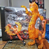 Liu Kang with Fire Dragon (Mortal Kombat, Storm Collectibles) Open Box Complete