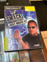 WWF Smackdown Just Bring It (Sony Playstation PS2, Video Games) **TESTED**