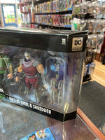 Ra’s Al Ghul & Shredder 2 Pack (Batman Vs Teenage Ninja Turtles, DC Collectibles) NEW/OPEN