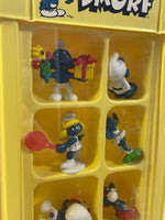 Smurf Collectors Center Display with 75+ Figures  (Vintage PEYO, Schleich) - Bitz & Buttons