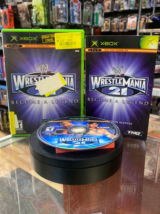 Wrestlemania 21 Become A Legend (Xbox, THQ, Video Game) **TESTED** - Bitz & Buttons