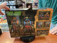 Michelangelo & Leonardo -2 Pack- (Neca, TMNT III) **SEALED** - Bitz & Buttons