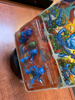 Flame Thrower Squad with Card Back 5422 (Vintage Army Ants, Hasbro) COMPLETE - Bitz & Buttons