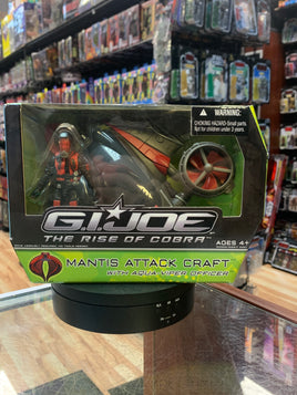 Mantis Attack Craft with Aqua Viper (GI Joe Rise of Cobra, Hasbro) SEALED
