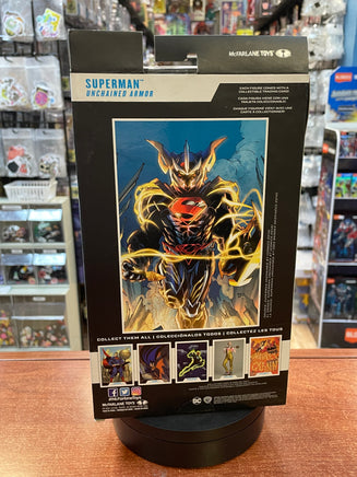 Superman Unchained Armor (DC Multiverse, McFarlane) SEALED - Bitz & Buttons