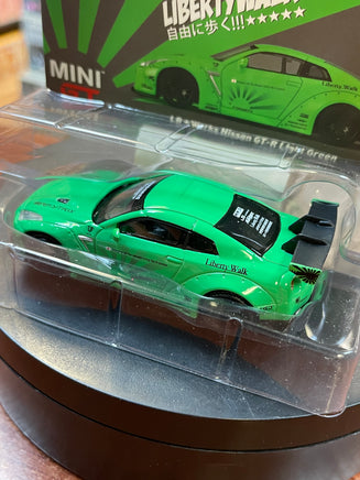 Nissan GT-R Light Green LB Works (Mini GT, Diecast ) - Bitz & Buttons