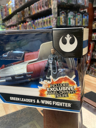 Green Leader's A-Wing Fighter (Star Wars Clone Wars, Hasbro) SEALED - Bitz & Buttons