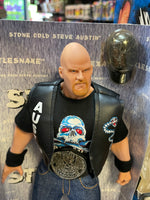 Federation Fighters Stone Cold Steve Austin (Vintage WWF, Jakks Pacific) **SEALED**
