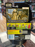 Wicket & Logray Ewoks (Vintage Star Wars, The Power of the Force) SEALED - Bitz & Buttons