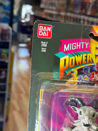 Head Butting Robogoat Space Alien (Vintage MMPR Power Rangers, Bandai) SEALED - Bitz & Buttons