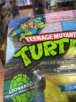 Hard Head Leonardo -10 Back-  (Vintage TMNT Ninja Turtles, Playmates) **SEALED** - Bitz & Buttons