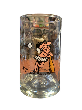 Caveman With Ball & Bat (Vintage Happy Meal Glasses, Arby’s)