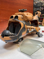 Tomahawk Helicopter with Lift Ticket -no mic- (Vintage GI Joe, Hasbro) COMPLETE