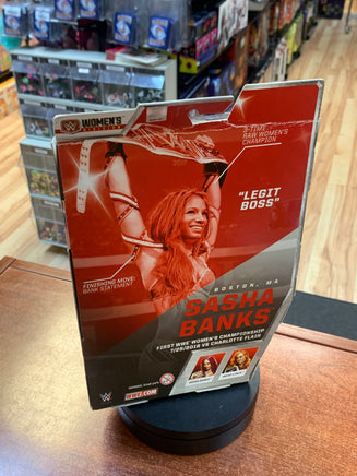 Sasha Banks Exclusive (WWE Elites, Mattel) SEALED - Bitz & Buttons