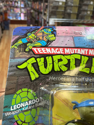 Hard Head Leonardo -10 Back-  (Vintage TMNT Ninja Turtles, Playmates) **SEALED** - Bitz & Buttons