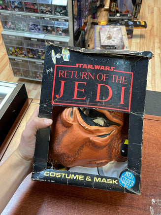 Admiral Ackbar Costume & Mask (Vintage Star Wars ROTF, Ben Cooper) OPEN BOX - Bitz & Buttons