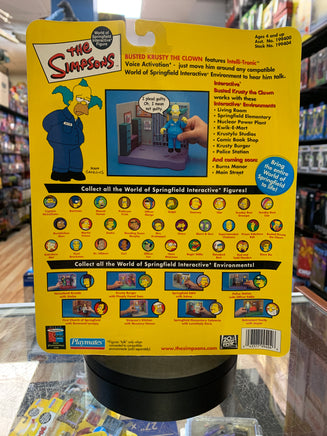 Busted Krusty the Clown (Vintage Simpsons, Playmates) SEALED - Bitz & Buttons