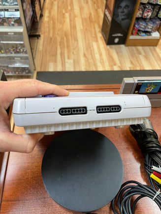 SNES JR Console with Super Mario World (SNES Super Nintendo, Vintage Video Games) **COMPLETE/TESTED** - Bitz & Buttons