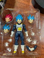 Super Saiyan God SS Vegeta (Dragon Ball, Bandai SH Figuarts) *COMPLETE*