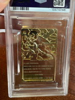 Charizard Burger King Gold Card 0166 (Pokemon, Wizard) **PSA 6**