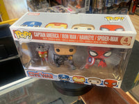 Hawkeye & Spiderman with Mini (Funko Pop, Marvel) EXCLUSIVE - Bitz & Buttons