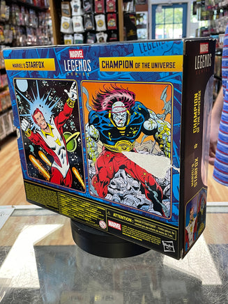 Starfox & Champion of the Universe (Marvel Legends, Hasbro) OPEN/COMPLETE - Bitz & Buttons