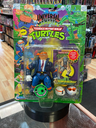 Universal Monsters Invisible Man Michaelangelo (Vintage TMNT Ninja Turtles, Playmates) SEALED - Bitz & Buttons
