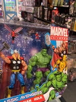 Classic Avengers Thor Ironman Hulk (Marvel Universe Comic Packs, Hasbro)