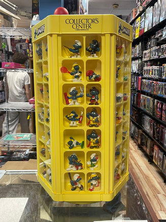 Smurf Collectors Center Display with 75+ Figures  (Vintage PEYO, Schleich) - Bitz & Buttons