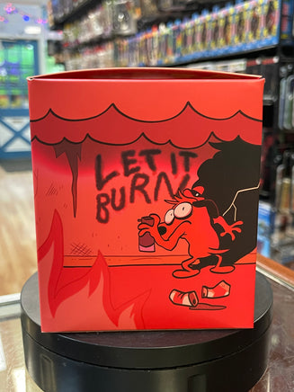 This is Fine Red GITD (Dumpster Fire, 100% Soft) NEW - Bitz & Buttons