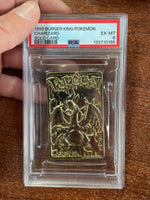 Charizard Burger King Gold Card 0165 (Pokemon, Wizard) **PSA 6**