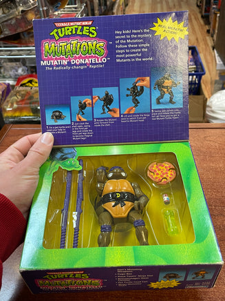 Mutatin’ Donatello (Vintage TMNT Teenage Ninja Turtles, Playmates) SEALED - Bitz & Buttons