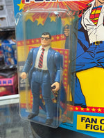 Clark Kent on Custom Card (Vintage Super Powers, Kenner) COMPLETE - Bitz & Buttons