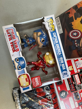 Captain America Civil War Box (Funko Pop! Collector Corps, Marvel) - Bitz & Buttons
