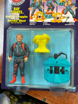 Ray Stantz With Grabbin Grappler and Snatcher (Vintage Ghostbusters, Kenner) SEALED - Bitz & Buttons