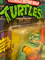 Ray Fillet 0143 (Vintage TMNT Ninja Turtles, Playmates) Sealed