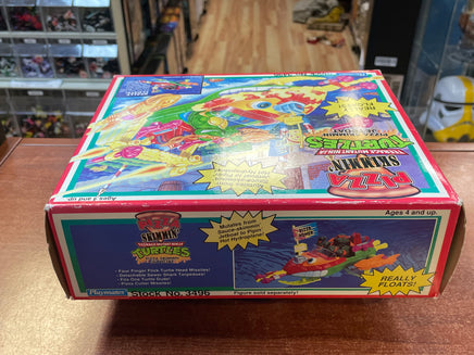 Pizza Skimmin’ Jetboat 1994 (Vintage TMNT Teenage Ninja Turtles, Playmates) **New OPEN BOX** - Bitz & Buttons