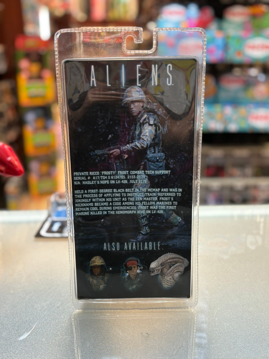 Private Ricco Frost Figure (Aliens, NECA) SEALED| Bitz & Buttons