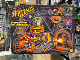 SpiderWars Crime Central Playset (Vintage Animated Spider-Man, ToyBiz) Sealed