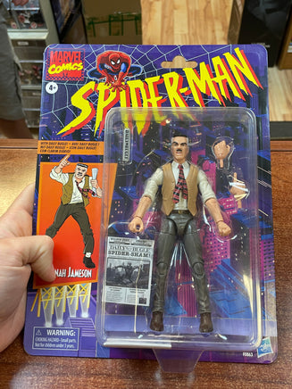 Jonah Jameson with Daily Bugle (Marvel Legends Retro, Hasbro) SEALED - Bitz & Buttons