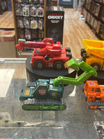Transformers Build Team (Robots In Disguise, Heavyload, Hightower, Wedge, Grimlock) COMPLETE SET - Bitz & Buttons