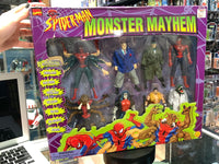 Monster Mayhem 8 pack (Vintage Marvel Animated Spider-Man, Toybiz) SEALED