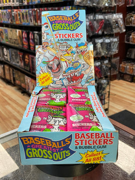 Greatest Grossouts Box of 36  (Vintage Topps Movie Card, Leaf) - Bitz & Buttons