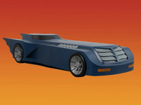 Batmobile BTAS 5 Points (Mezco Toyz, DC Comics) - Bitz & Buttons