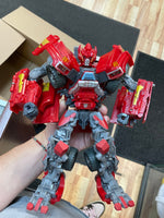 Red Ironhide Asia Exclusive Leader Class (Transformers Dark Of The Moon, Hasbro) INCOMPLETE