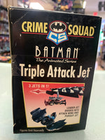 Triple Attack Jet (Vintage Animated Batman, Kenner) Sealed