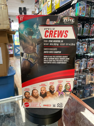 Apollo Crews Series 87 (WWE Elite, Mattel) SEALED - Bitz & Buttons