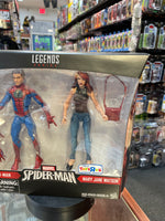 Mary Jane & Spider-Man 2 Pack TRU Exclusive (Marvel Legends, Hasbro) SEALED