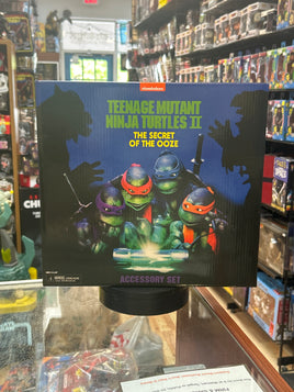 Secret of the Ooze Accessory Set (TMNT Ninja Turtles, NECA) **SEALED**